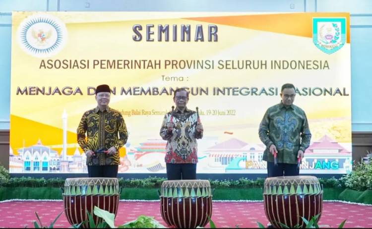 Buka Seminar APPSI 2022 di Bengkulu, Mahfud MD Ingatkan Ini