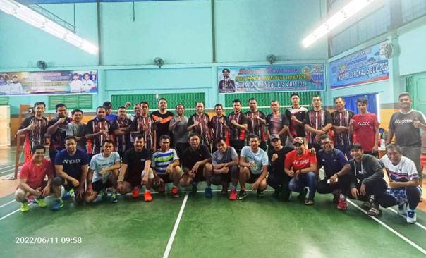 Jalin Silaturrahmi, PB Korpri Bengkalis dan PB Korpri Dumai Gelar Laga Persahabatan