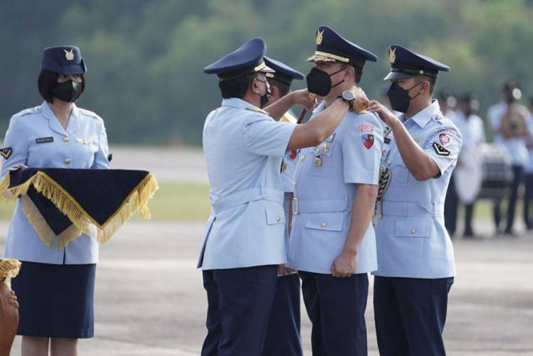 Marsma Ian Fuady Resmi Jabat Danlanud Roesmin Nurjadin