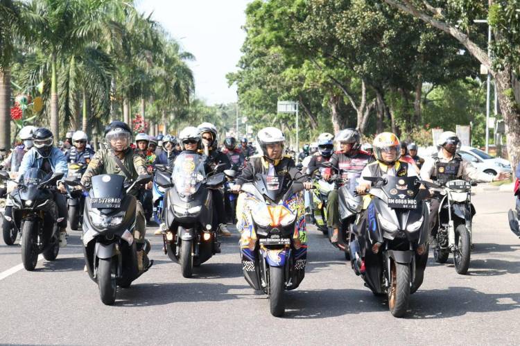 Pj Walikota Ikut Sunday Morning Side Meriahkan HUT Pekanbaru Ke-238