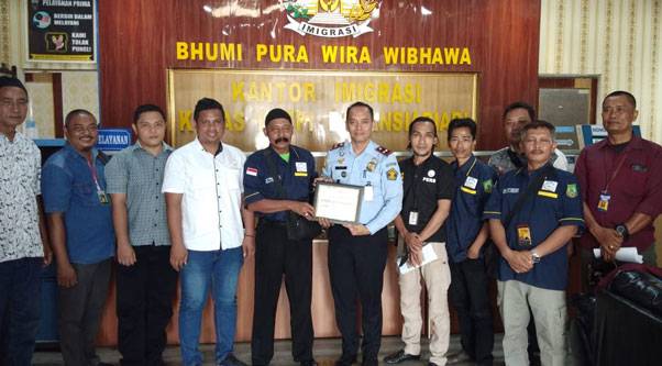 JMSI Rohil Gelar Silahturahmi Dengan Kepala Kantor Imigrasi Bagansiapiapi