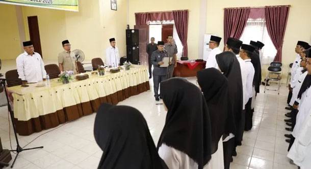 Hadiri Pengukuhan LPTQ Kecamatan Bungaraya, Sekda Arfan: Semoga Amanah