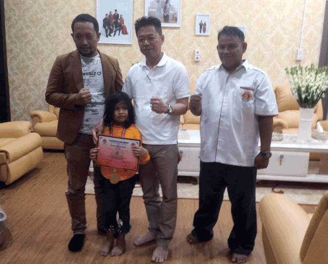 Bocah Tujuh Tahun Asal Baganbatu Harumkan Nama Rohil Tingkat Nasional, Pemkab Dukung Bertanding Asean Games