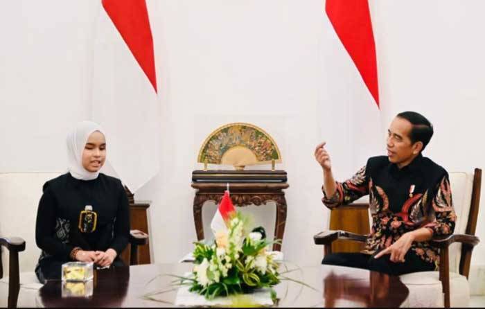 Presiden Terima Putri Ariani di Istana Negara