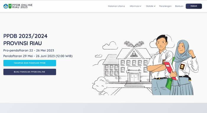 63.134 Peserta Daftar PPDB Online SMA/SMK di Riau
