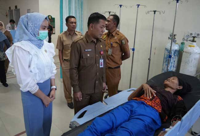 Sidak RSUD Teluk Kuantan, Sekda Sebut Pelayanan Sudah Baik