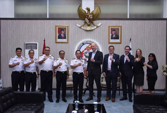 Kepala Bakamla RI Terima Kunjungan Direktur INL Enforcement