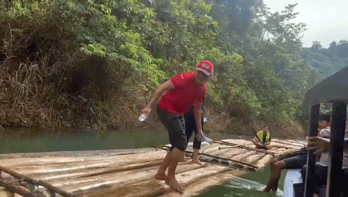 175 Tual Kayu Diduga Hasil Ilog Diamankan Tim Gabungan Polda Riau