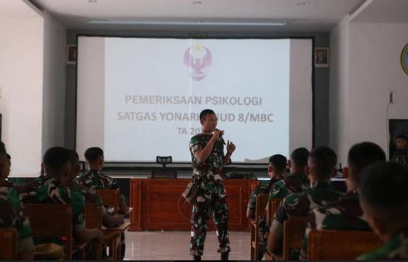 Tunjang Kesiapan, Pasukan Yonarhanud 8/MBC Masuki Tahap Tes Psikologi