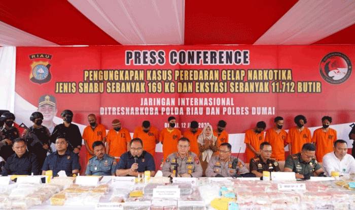 Penangkapan Aktor Peredaran Sabu 124,9 Kilogram di Dumai, Polisi Ditabrak Bandar
