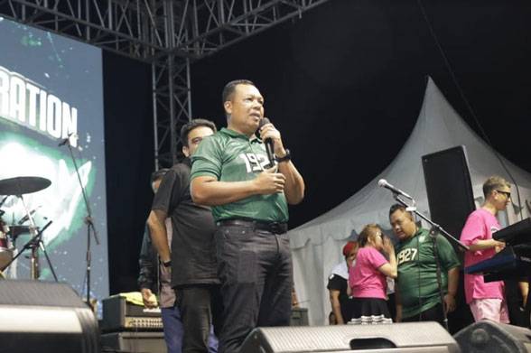 Bangga dengan Bonek, Pangdam Brawijaya Gelar Perayaan HUT Persebaya di Mako Yonif 516/CY