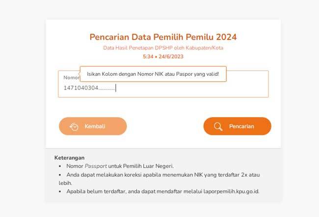 DPT Pekanbaru untuk Pemilu 2024 Sebanyak 771.497 Orang, Pemilih Perempuan Terbanyak