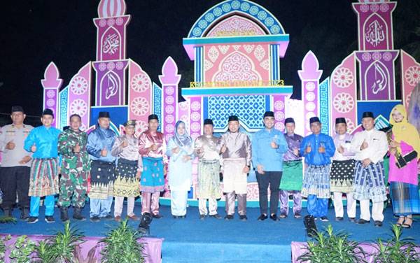 Wabup Husni Merza Buka MTQ Ke XXII Tingkat Kecamatan Tualang 2023