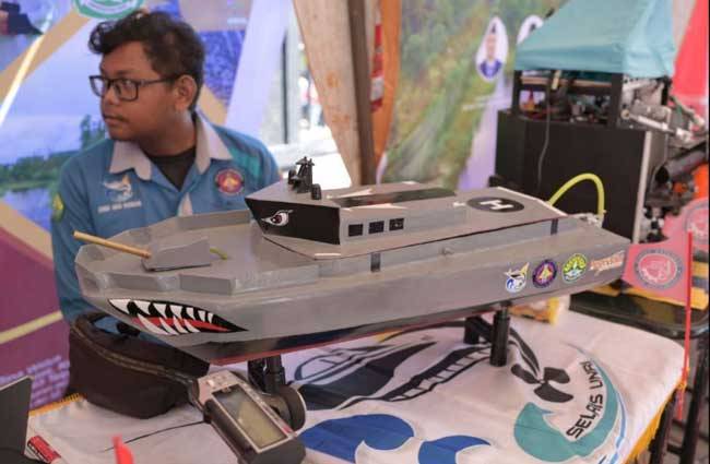 Expo HUT Kodam I/ BB, Radar Hasil Penelitian Unri Curi Perhatian Pengunjung