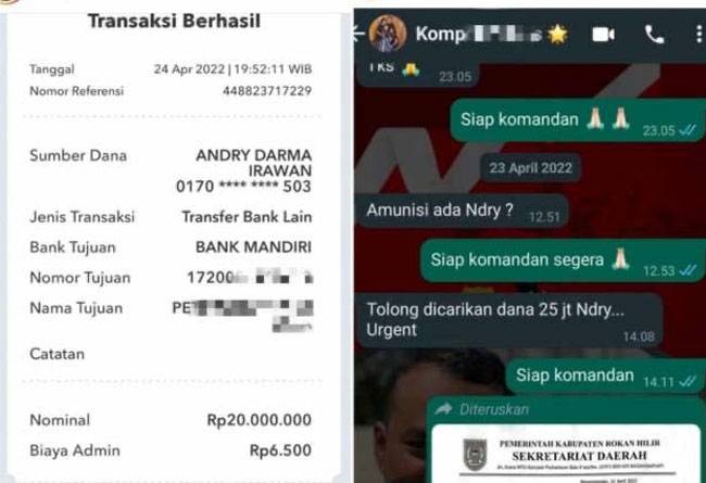 Curhat Anggota Brimob Setor Uang Ratusan Juta ke Komandan, ini Jawaban Propam Polda Riau