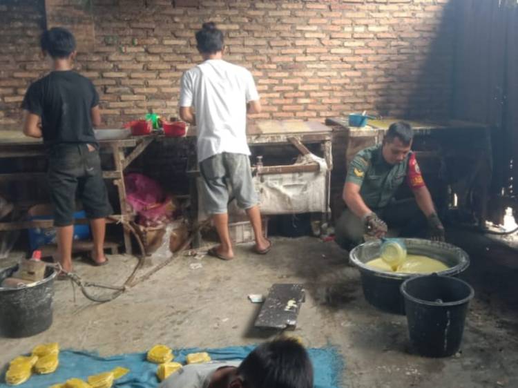 Pendampingan UMKM. Danramil 05/ RM: Kami selalu Hadir di Tengah Masyarakat