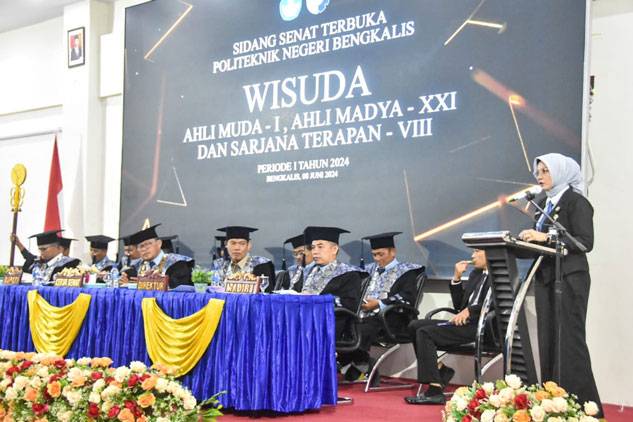 Bupati Bangga Politeknik Negeri Bengkalis Wisudakan 26 Mahasiswa Periode I 2024