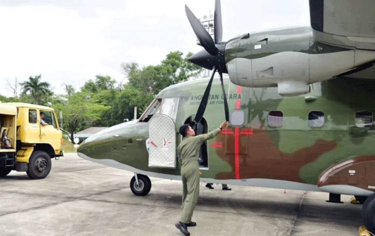 Cegah Karhutla di Riau, Hujan Buatan Dilakukan