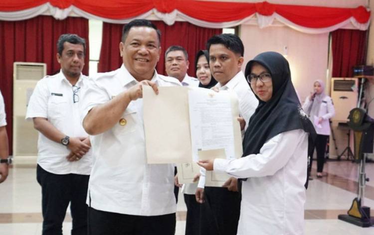 Sebanyak 569 Tenaga PPPK di Pekanbaru Terima SK