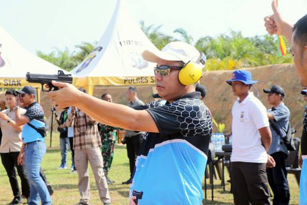 Ketua DPRD Siak Indra Gunawan SE Hadiri Open Turnament Kapolres Siak Cup