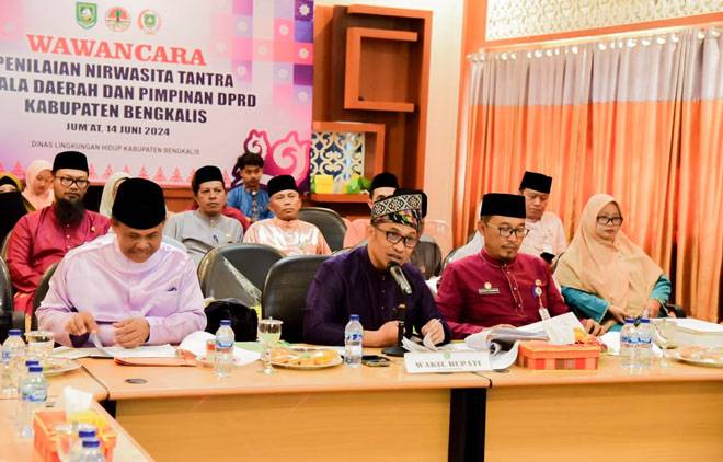 Masuk Nominasi Nirwasita Tantra 2023, Bupati Bengkalis Sampaikan Kondisi Abrasi
