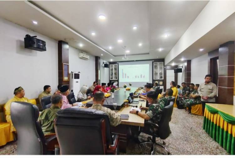 Bupati Inhil Pimpin Pertemuan dengan Satgas Swasembada Pangan Riau