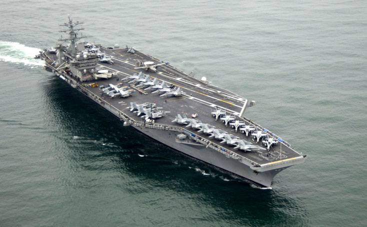 Gunakan Hak Lintas Transit, Kapal Induk AS USS Nimitz Lintasi Selat Malaka