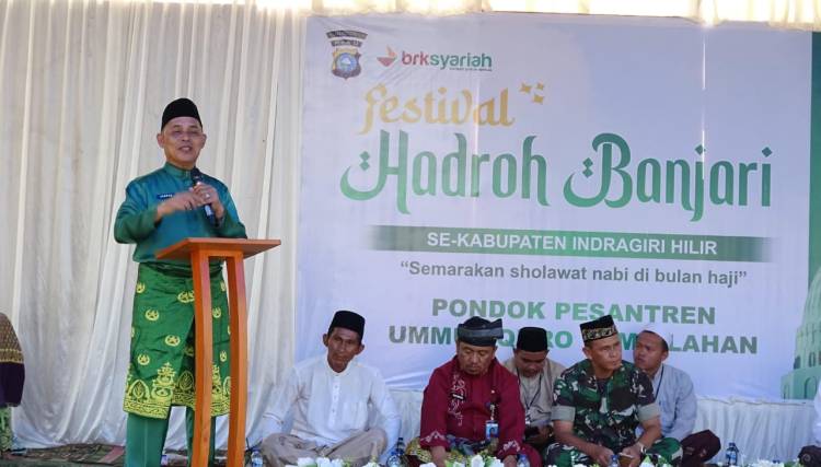 Bupati Inhil Resmikan Festival Hadrah Al-Banjari Semarakkan Syiar Islam