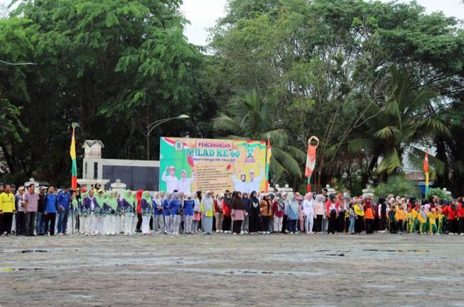 Momentum Milad Kabupaten Inhil Ke-60, Bupati Herman: Bangkitkan Semangat Gotong Royong
