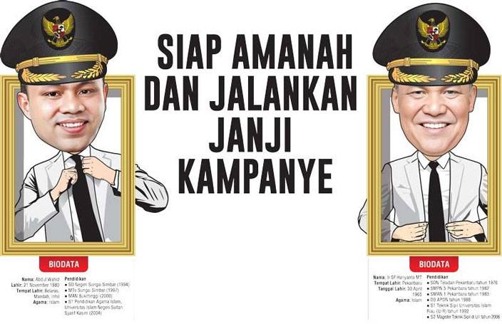 Forwadik Riau Tagih Janji Gubernur Wahid Pengadaan Seragam Siswa Gratis