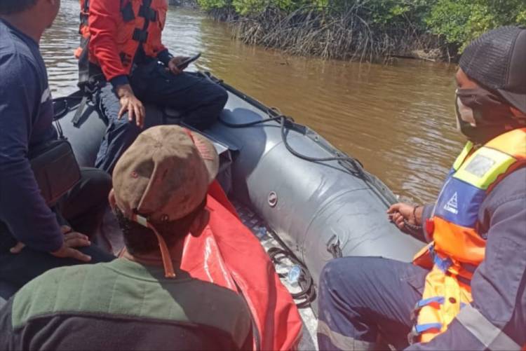 Tenggelam di Sungai Kembung Bengkalis, Samin Ditemukan Tersangkut di Jaring Nelayan