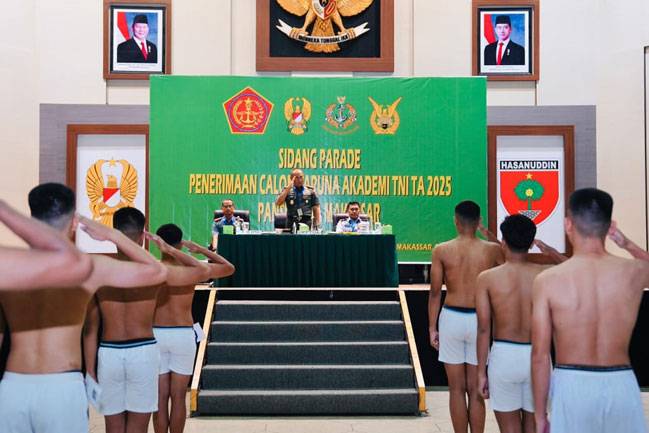 Danlanud Sultan Hasanuddin Hadiri Sidang Pantukhirda Calon Taruna Akademi TNI Tahun 2025