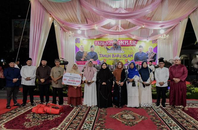 Tabligh Akbar 1 Muharram, Bupati Bengkalis Ajak Masyarakat Bersama Membangun Daerah