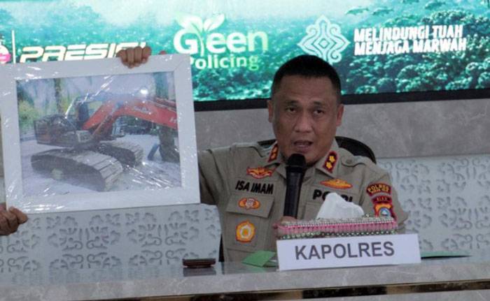 Satreskrim Polres Rokan Hilir Ungkap Kasus Perambahan Hutan Mangrove