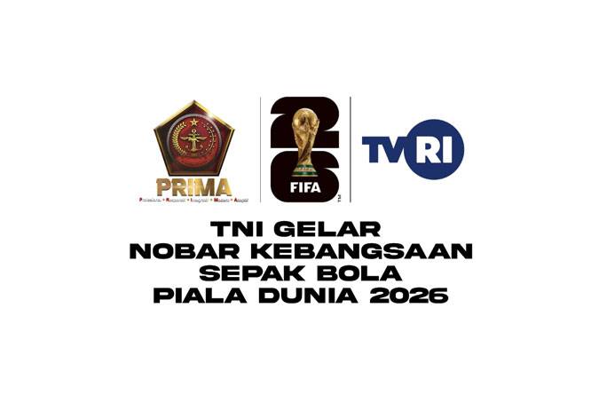TNI Gelar Nobar Kebangsaan Pertandingan Sepak Bola Piala Dunia 2026 Bersama Masyarakat