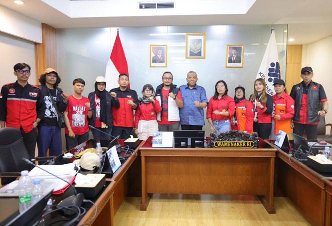 Terima Aspirasi KPBI, Kemnaker Siapkan Tindak Lanjut Aduan PHK dan Pelindungan Pekerja