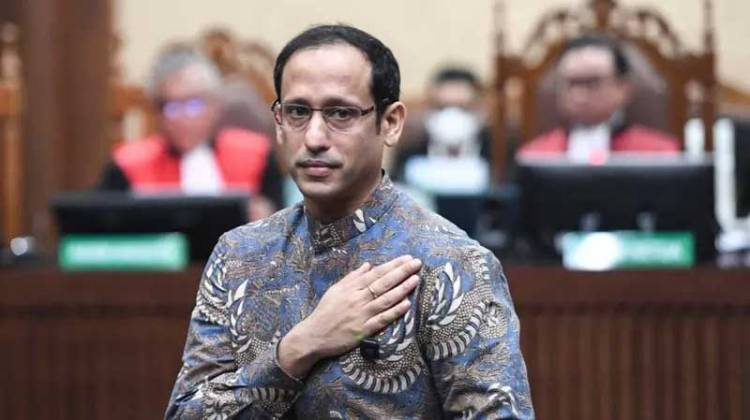Nadiem Makarim Divonis 10 Tahun Kurungan, Denda Rp1 Miliar