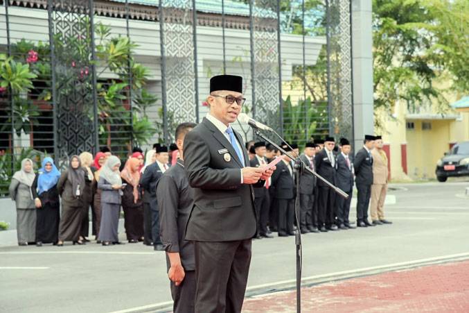 Wabup Bengkalis Pimpin Apel Hari Lahir Pancasila Tahun 2026