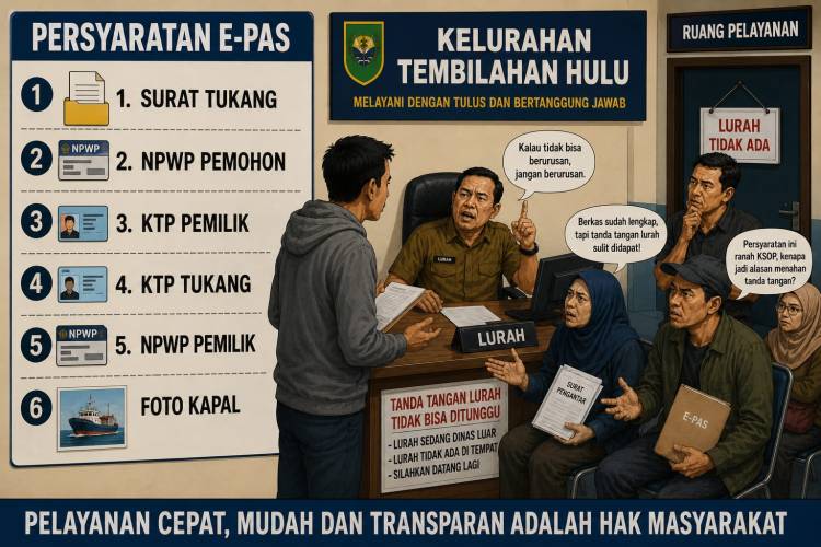 Masyarakat Wajib Tertib Administrasi, Namun Pengurusan Surat Diduga Dipersulit Lurah Tembilahan Hulu