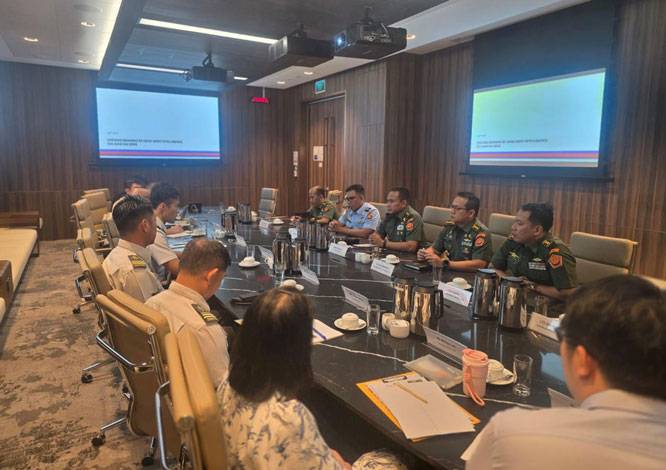 Asintel Panglima TNI Perkuat Kerja Sama Intelijen Indonesia-Singapura Melalui Pertemuan Ke-24 ISJIC