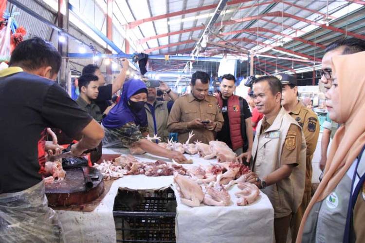 Disketapang Pekanbaru Pantau Ketersediaan Pangan, Sejumlah Harga Komoditi Turun