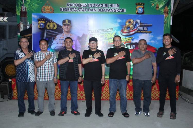 Bupati Inhil Hadiri Pembukaan Turnamen Lacak Kamtibmas