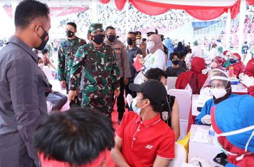 Panglima TNI: Ajak Mereka Yang Belum Divaksin, Untuk Segera Vaksin