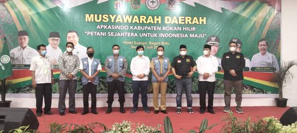 Wabup Sulaiman Buka Musda Apkasindo Rokan Hilir, Ini Harapannya