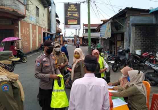 Operasi Yustisi Meranti, Tim Gabungan Sanksi Warga Pelanggar Prokes