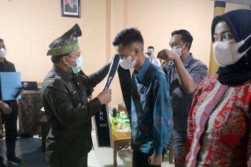 Hadiri Pembekalan Bujang dan Dara Siak 2021, Ini Pesan Wabup Husni Merza