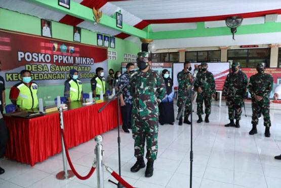 Panglima TNI: Menggunakan Masker dan Isolasi Mandiri Sebagai Budaya Melawan Covid-19