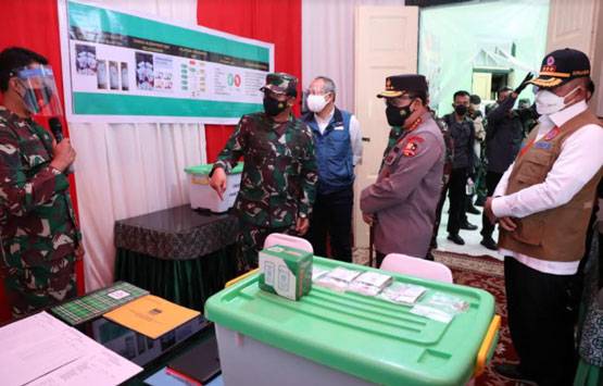 Panglima TNI Pastikan Obat Bantuan Pemerintah Terdistribusi dan Dukung 54 Nakes