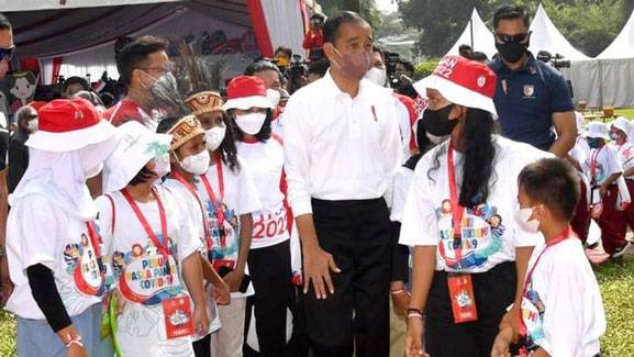Puncak Hari Anak Nasional, Jokowi Soroti Aksi Perundungan