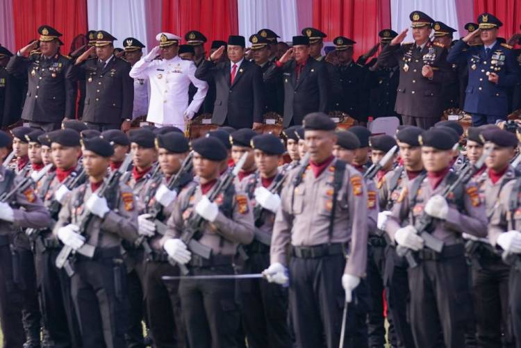 Hari Bhayangkara Ke-76, Presiden Jokowi : Polri Harus Terus Berinovasi
